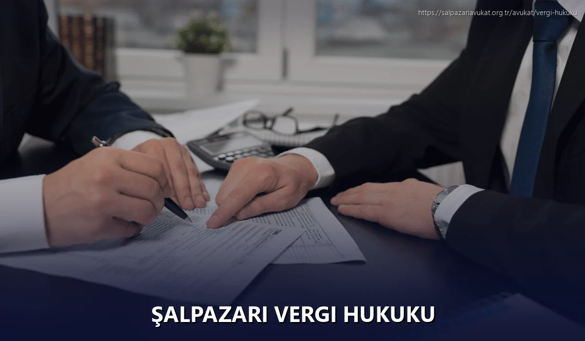 Şalpazari Vergi Hukuku